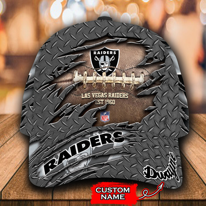 Personalized Las Vegas Raiders Est 1960 3D Baseball Cap CNI1765