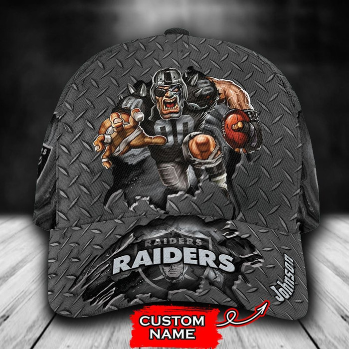 Personalized Las Vegas Raiders Mascot 3D Classic Baseball Cap CNI999
