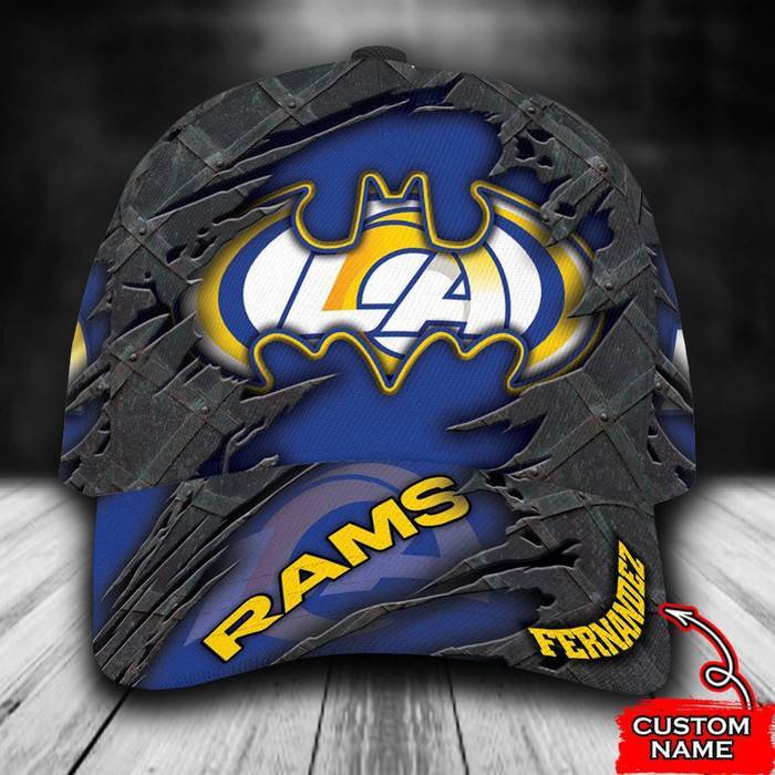 Personalized Los Angeles Rams Batman 3D Classic Baseball Cap CNI494