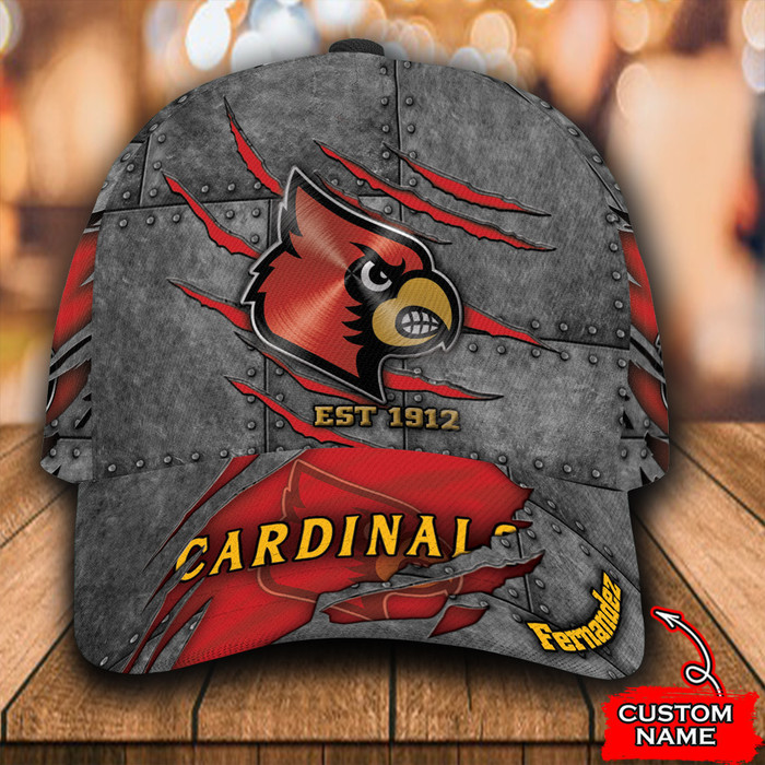 Personalized Louisville Cardinals 3D Classic Baseball Cap CNI1346