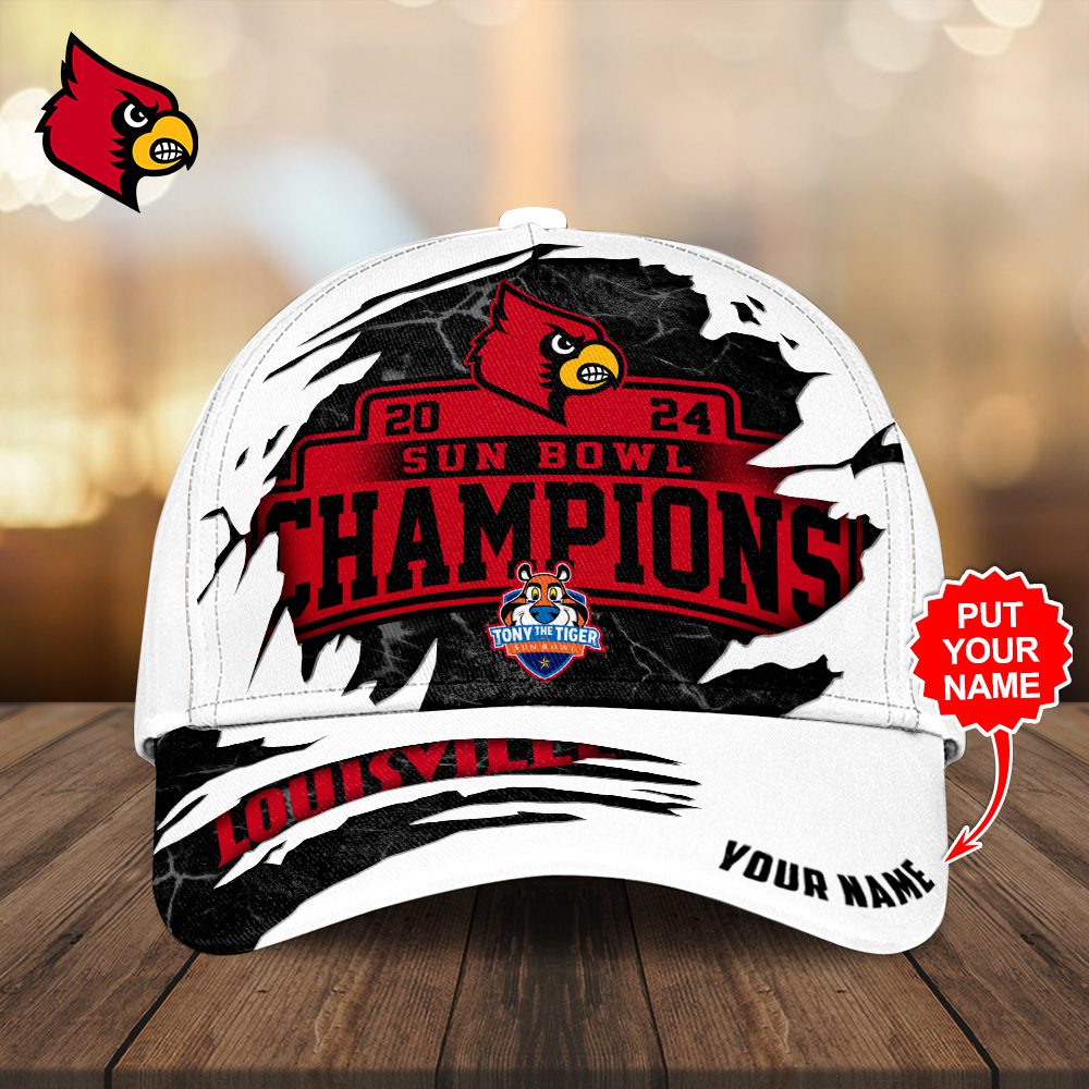 Personalized Louisville Cardinals Football Classic Cap Gnn1013