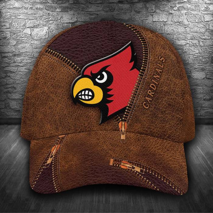 Personalized Louisville Cardinals Zip 3D Classic Baseball Cap CNI420