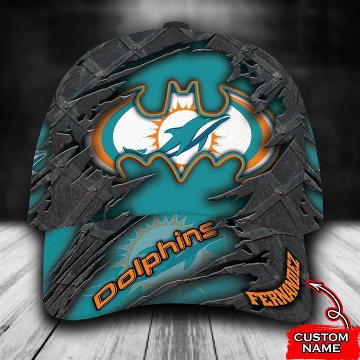 Personalized Miami Dolphins Batman 3D Classic Baseball Cap CNI389