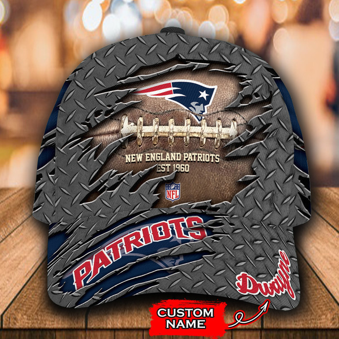 Personalized New England Patriots Luxury 3D Classic Baseball Cap CNI998
