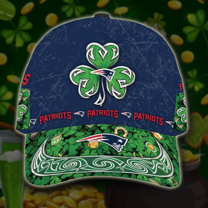 Personalized New England Patriots St Patricks Day 3D Classic Baseball Cap CNI518