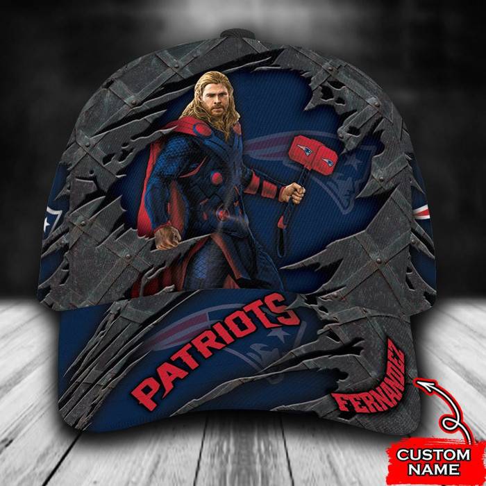 Personalized New England Patriots Thor 3D Classic Baseball Cap CNI1402