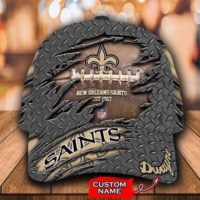 Personalized New Orleans Saints 3D Classic Baseball Cap CNI290