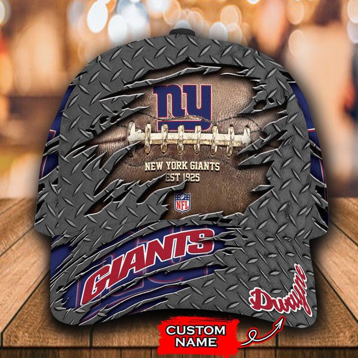 Personalized New York Giants 3D Classic Baseball Cap CNI699