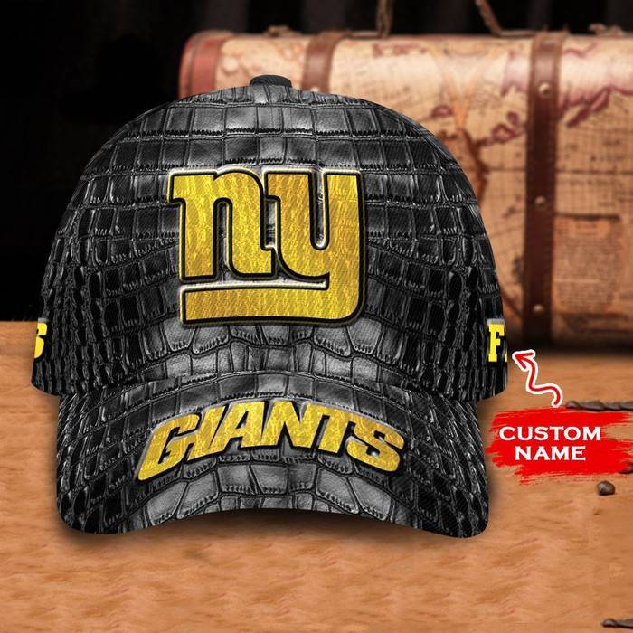 Personalized New York Giants Crocodile Skin Pattern 3D Classic Baseball Cap CNI1169