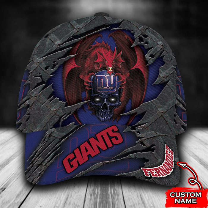 Personalized New York Giants Dragon 3D Classic Baseball Cap CNI905