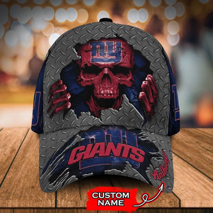 Personalized New York Giants Skeletonl 3D Classic Baseball Cap CNI731