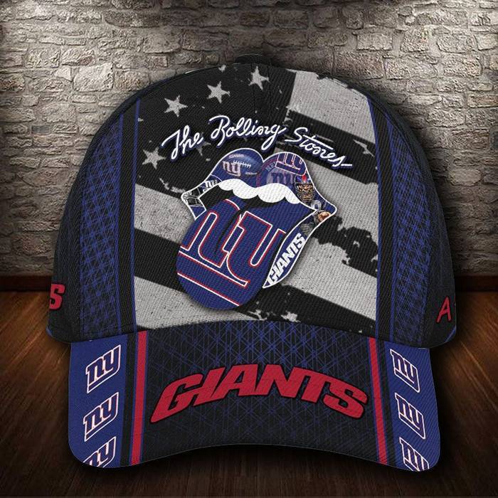 Personalized New York Giants The Rolling Stones 3D Classic Baseball Cap CNI213