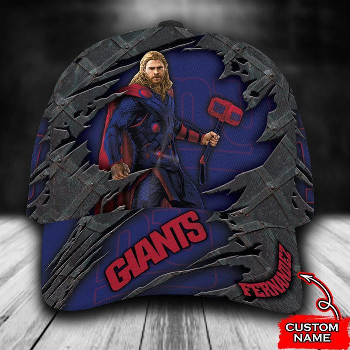 Personalized New York Giants Thor 3D Classic Baseball Cap CNI748