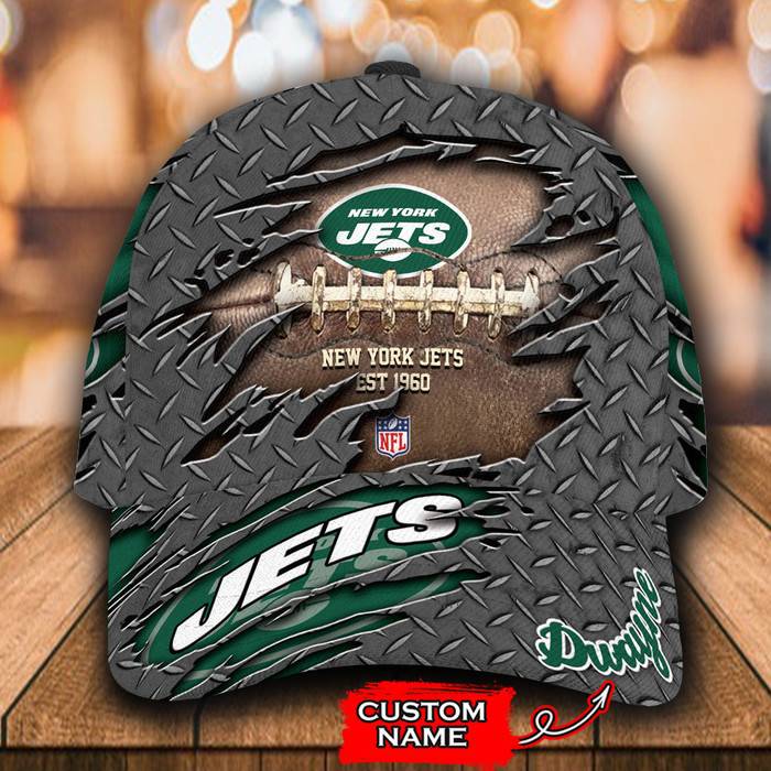 Personalized New York Jets 3D Classic Baseball Cap CNI957