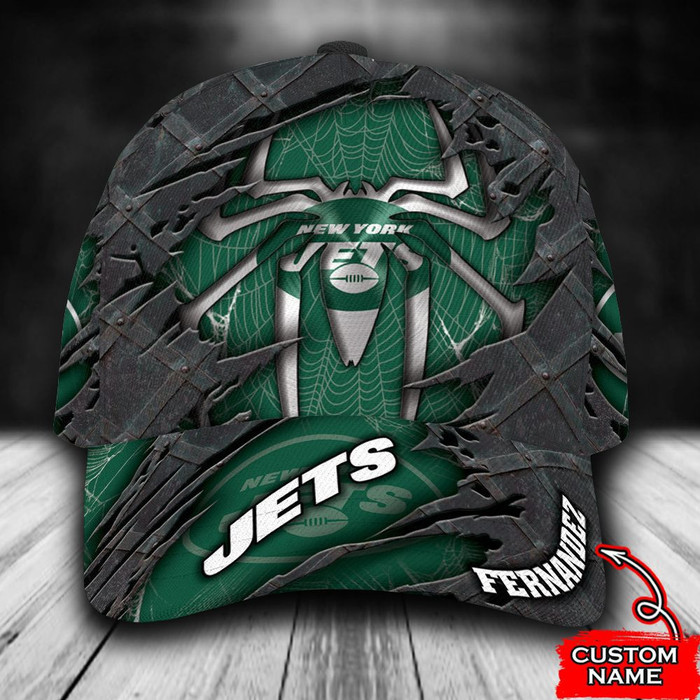 Personalized New York Jets Spider Man 3D Classic Baseball Cap CNI696
