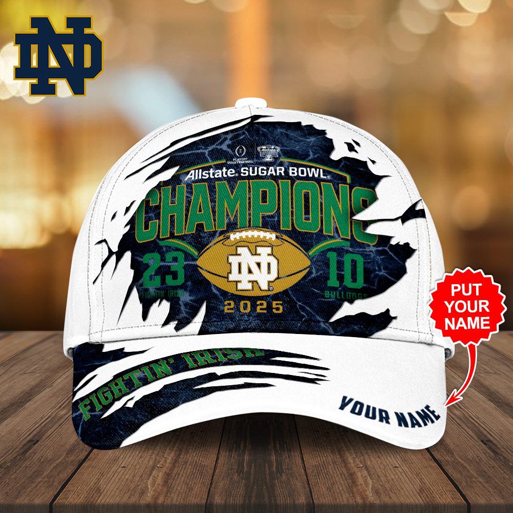 Personalized Notre Dame Fighting Irish Football Classic Cap Gnn1011