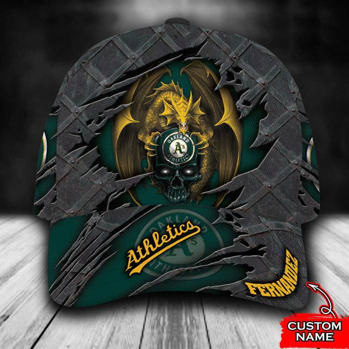 Personalized Oakland Athletics Dragon 3D Classic Baseball Cap CNI1959
