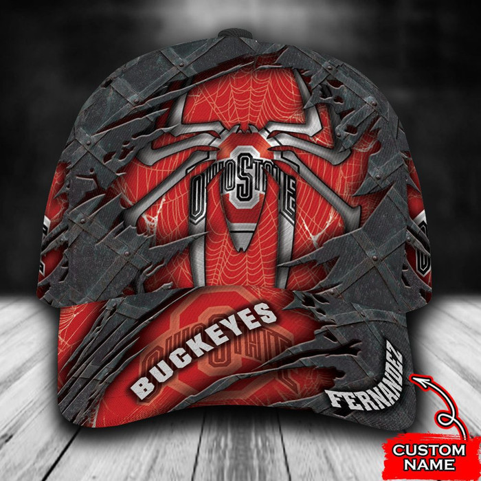 Personalized Ohio State Buckeyes Spiderman 3D Classic Baseball Cap CNI909