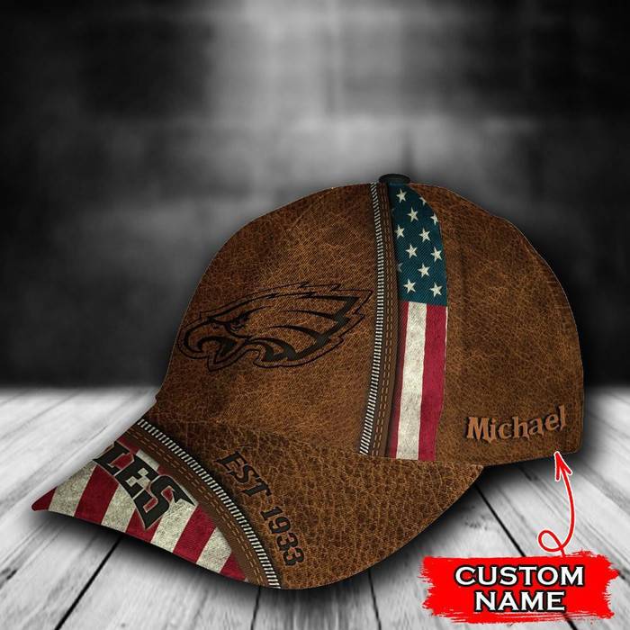 Personalized Philadelphia Eagles 3D BaseBall Cap CNI1809