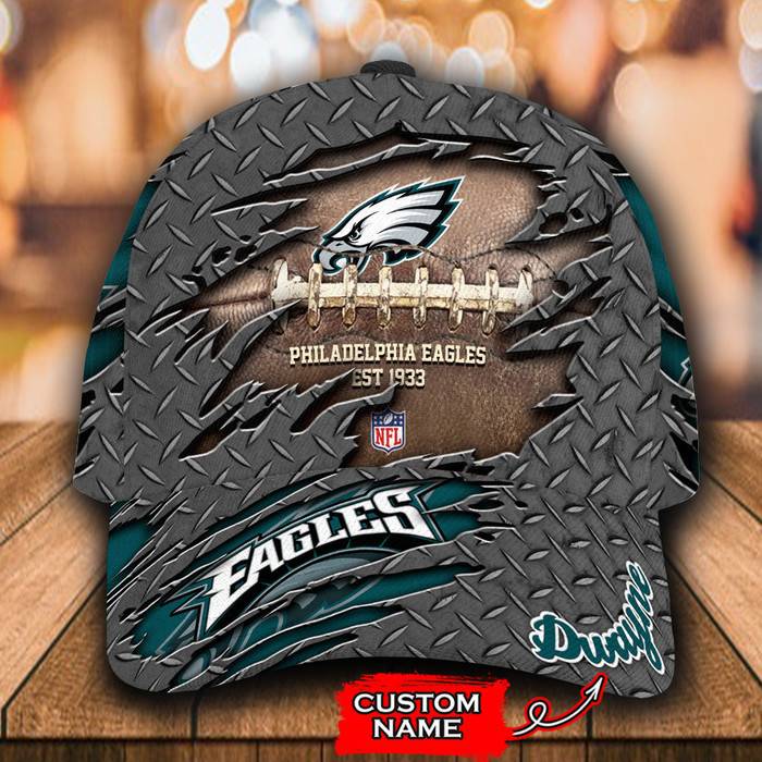 Personalized Philadelphia Eagles 3D Classic Baseball Cap CNI934