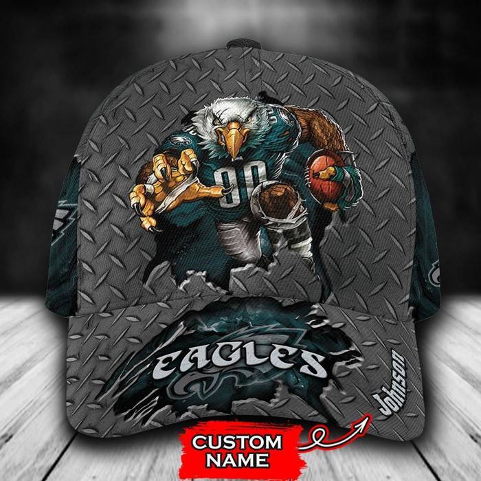 Personalized Philadelphia Eagles Mascot 3D Classic Baseball Cap CNI322