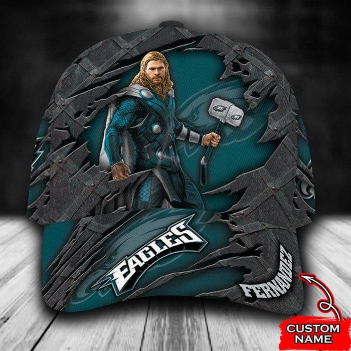 Personalized Philadelphia Eagles Thor 3D Classic Baseball Cap CNI291