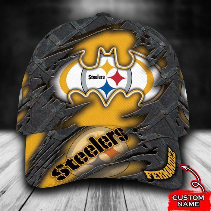 Personalized Pittsburgh Steelers Batman 3D Classic Baseball Cap CNI316