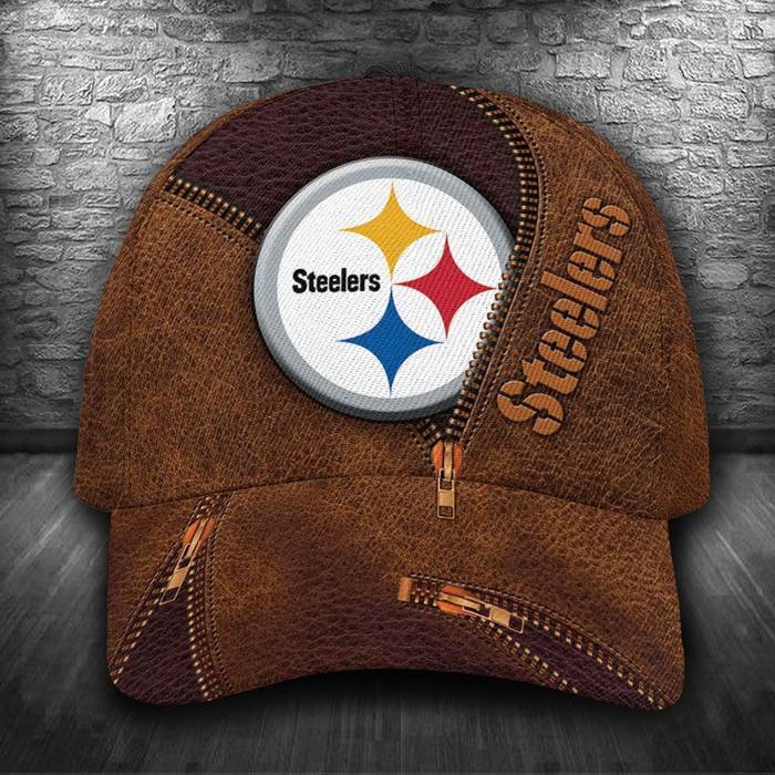 Personalized Pittsburgh Steelers Zip 3D Classic Baseball Cap CNI589