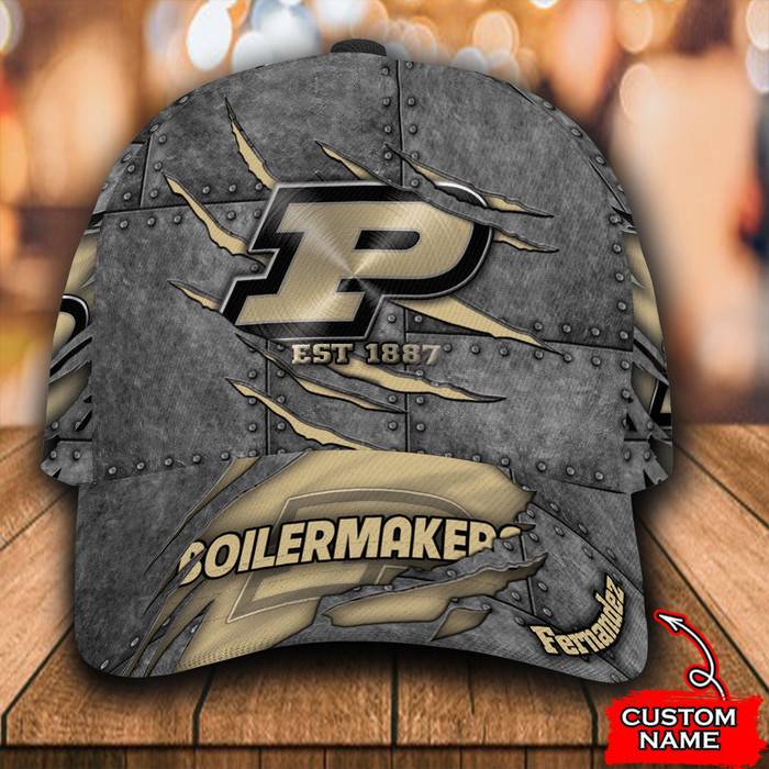 Personalized Purdue Boilermakers 3D Classic Baseball Cap CNI435