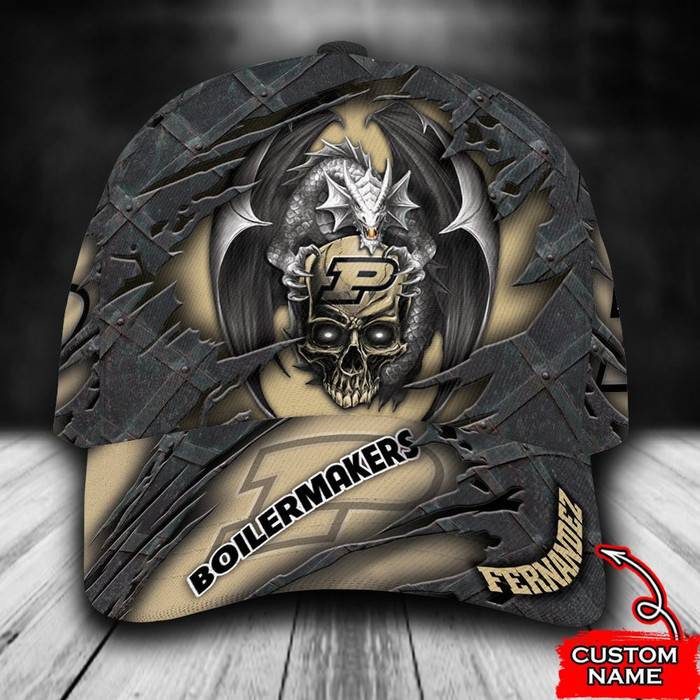 Personalized Purdue Boilermakers Dragon 3D Classic Baseball Cap CNI936