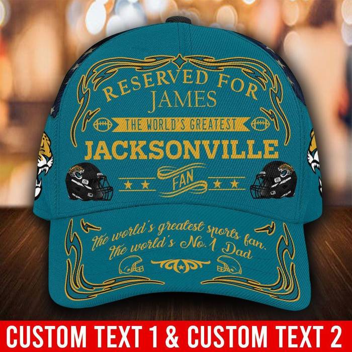 Personalized Reserved For James The WorldS Greatest Jacksonville Jaguars 3D Hawaiian Baseball Cap CNI1949