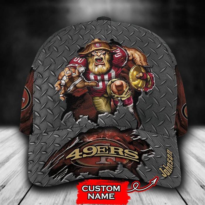Personalized San Francisco 49Ers Mascot 3D Baseball Cap CNI1851