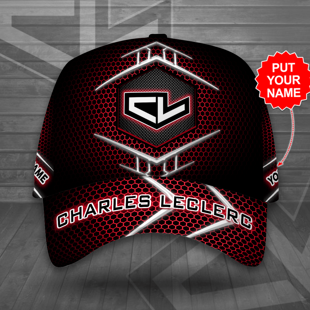 Personalized Scuderia Ferrari Charles Leclerc Classic Cap CNI135