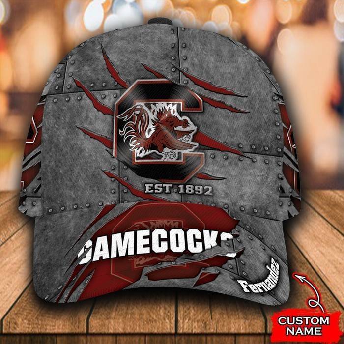 Personalized South Carolina Gamecocks 3D Classic Baseball Cap CNI359