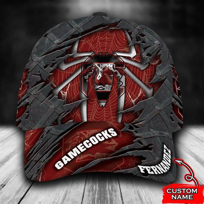 Personalized South Carolina Gamecocks Spiderman 3D Classic Baseball Cap CNI362