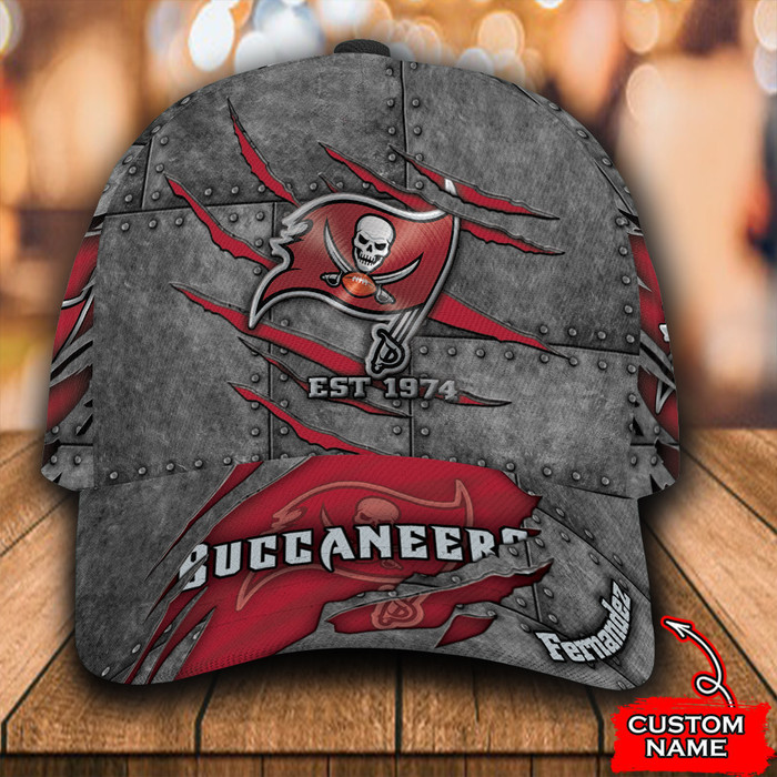 Personalized Tampa Bay Buccaneers 3D Classic Baseball Cap CNI921
