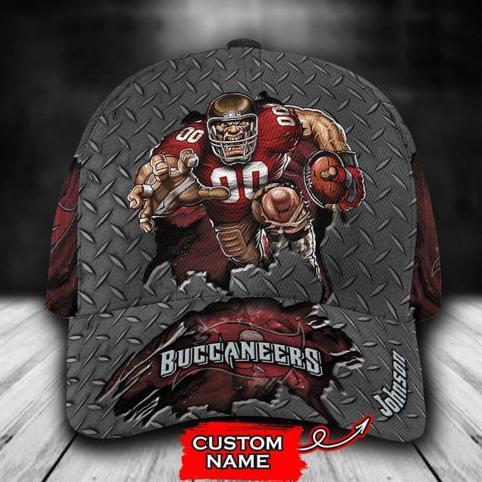 Personalized Tampa Bay Buccaneers Mascot 3D Classic Baseball Cap CNI375