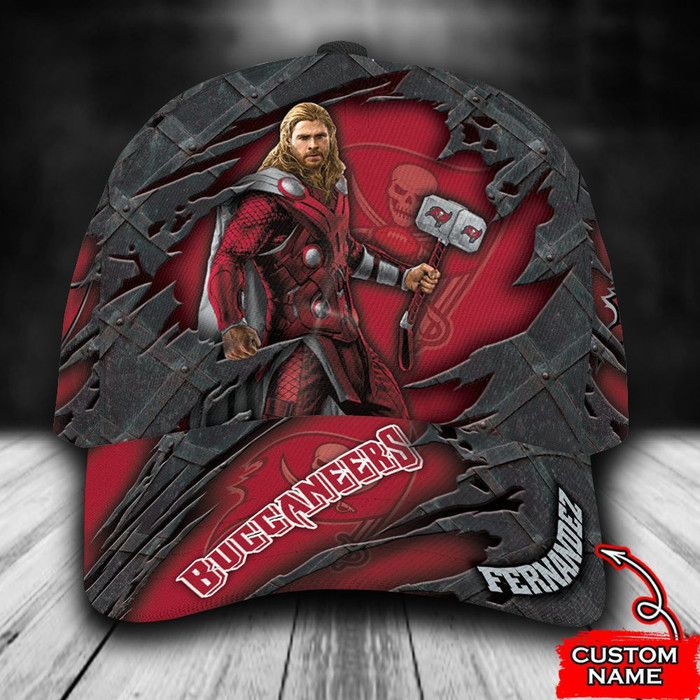 Personalized Tampa Bay Buccaneers Thor 3D Classic Baseball Cap CNI548
