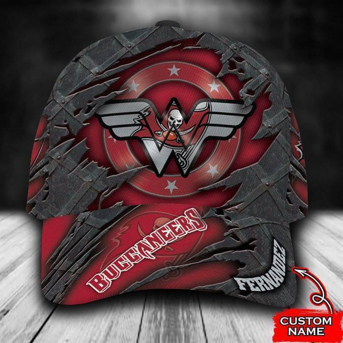 Personalized Tampa Bay Buccaneers Wonder Woman 3D Classic Baseball Cap CNI173