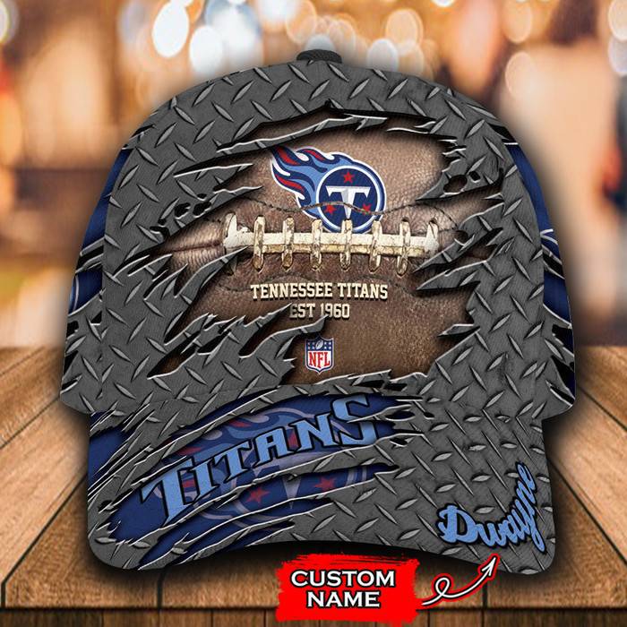 Personalized Tennessee Titans 3D Classic Baseball Cap CNI691
