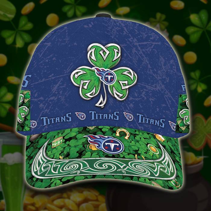 Personalized Tennessee Titans St Patricks Day 3D Classic Baseball Cap CNI381