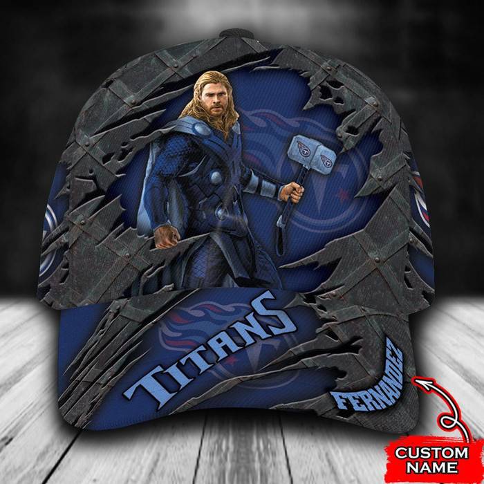 Personalized Tennessee Titans Thor 3D Classic Baseball Cap CNI1371