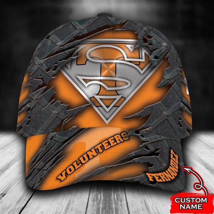 Personalized Tennessee Volunteers Superman Logo 3D Classic Baseball Cap CNI260