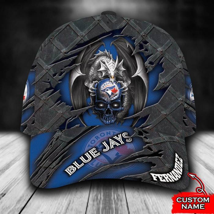Personalized Toronto Blue Jays Dragon 3D Classic Baseball Cap CNI1827