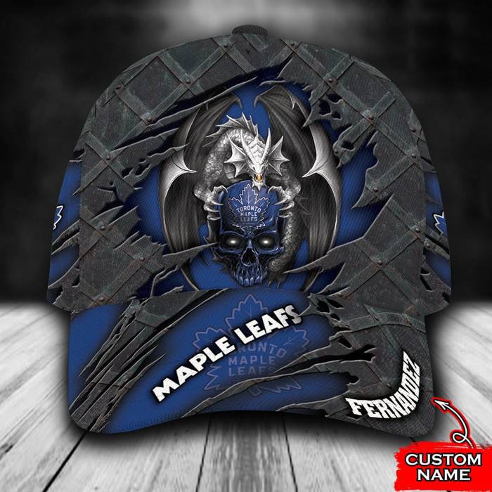 Personalized Toronto Maple Leafs Dragon 3D Classic Baseball Cap CNI1271