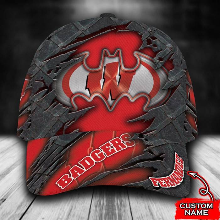 Personalized Wisconsin Badgers Wisconsin Badgers 3D Classic Baseball Cap CNI1250