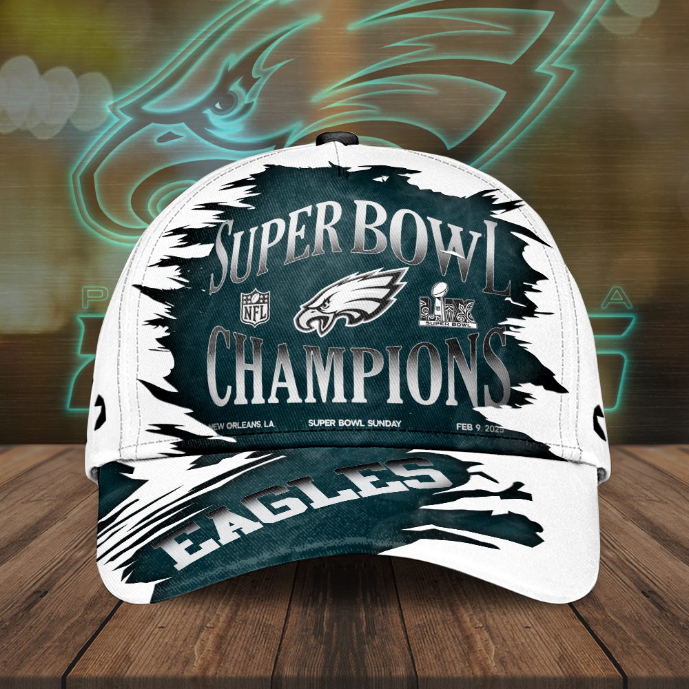 Philadelphia Eagles Honor Champion Super Bowl Lix 2025 Classic Cap Ccp1003