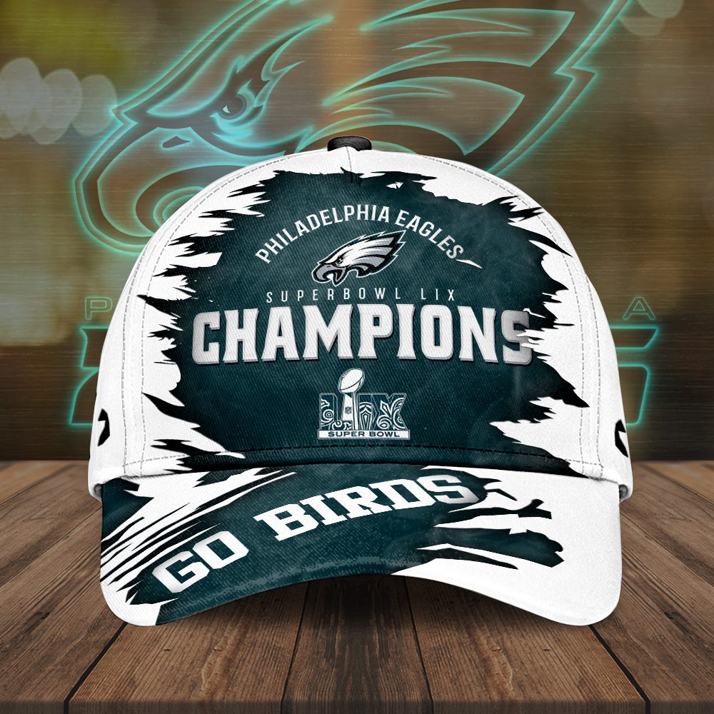 Philadelphia Eagles Honor Champion Super Bowl Lix 2025 Classic Cap Ccp1005