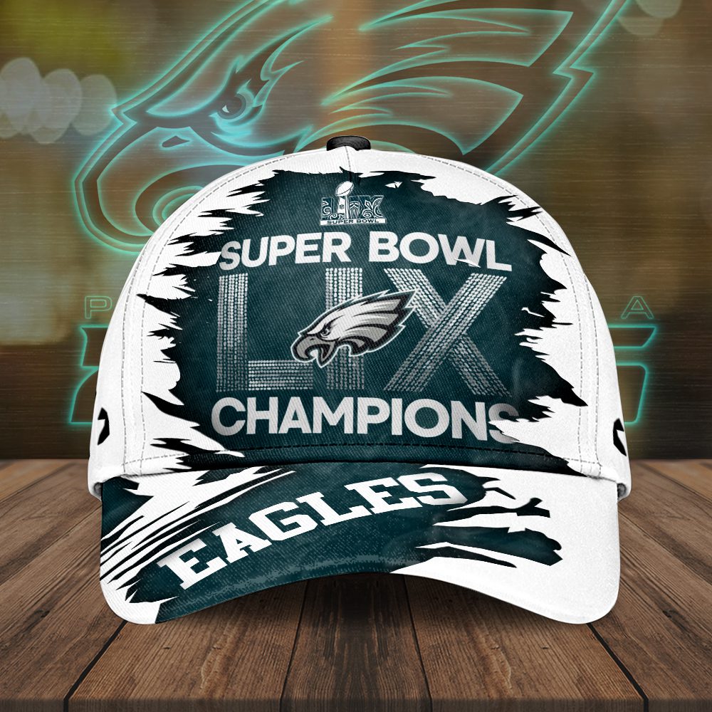 Philadelphia Eagles Honor Champion Super Bowl Lix 2025 Classic Cap Ccp1007