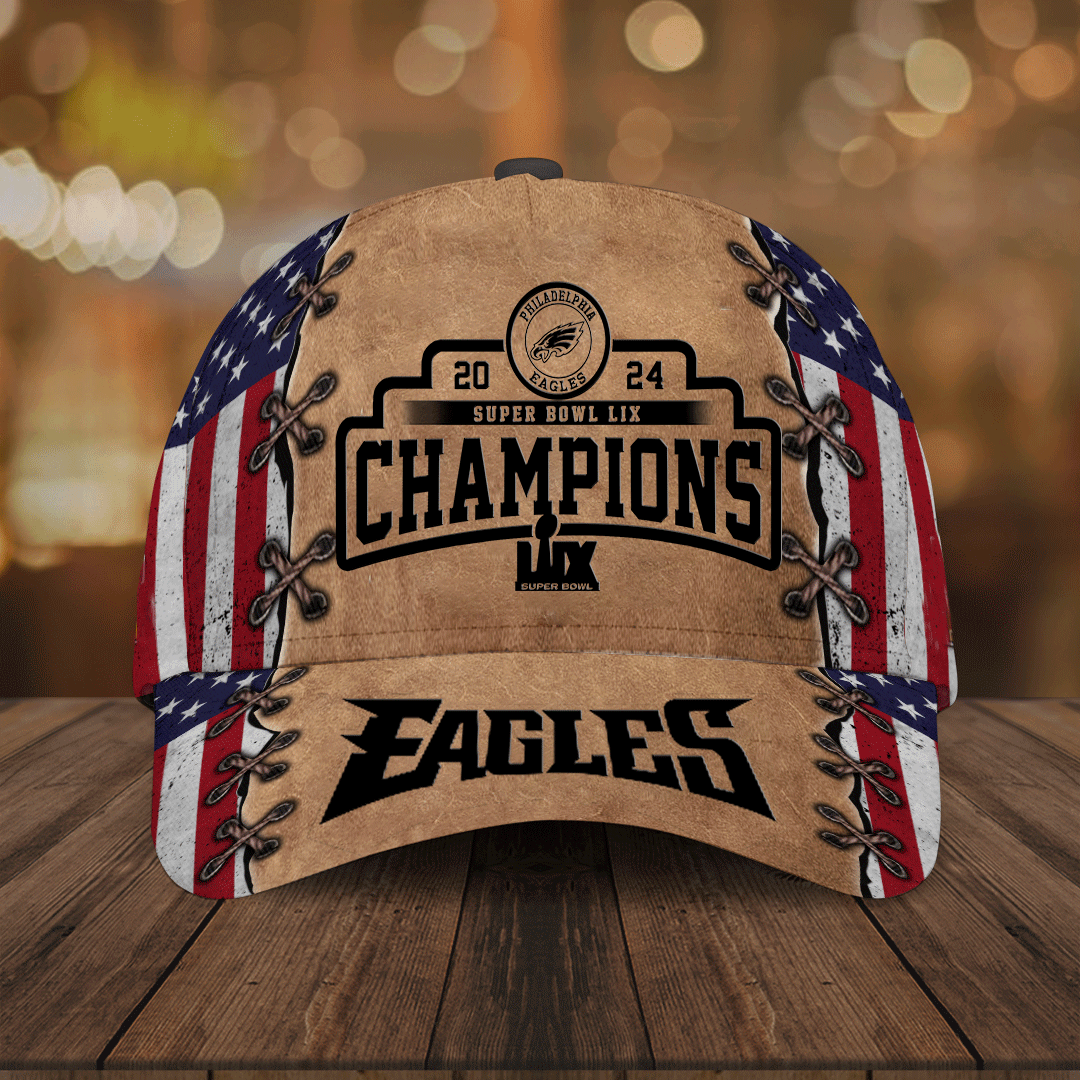 Philadelphia Eagles Honor Champion Super Bowl Lix 2025 Classic Cap Ccp1009